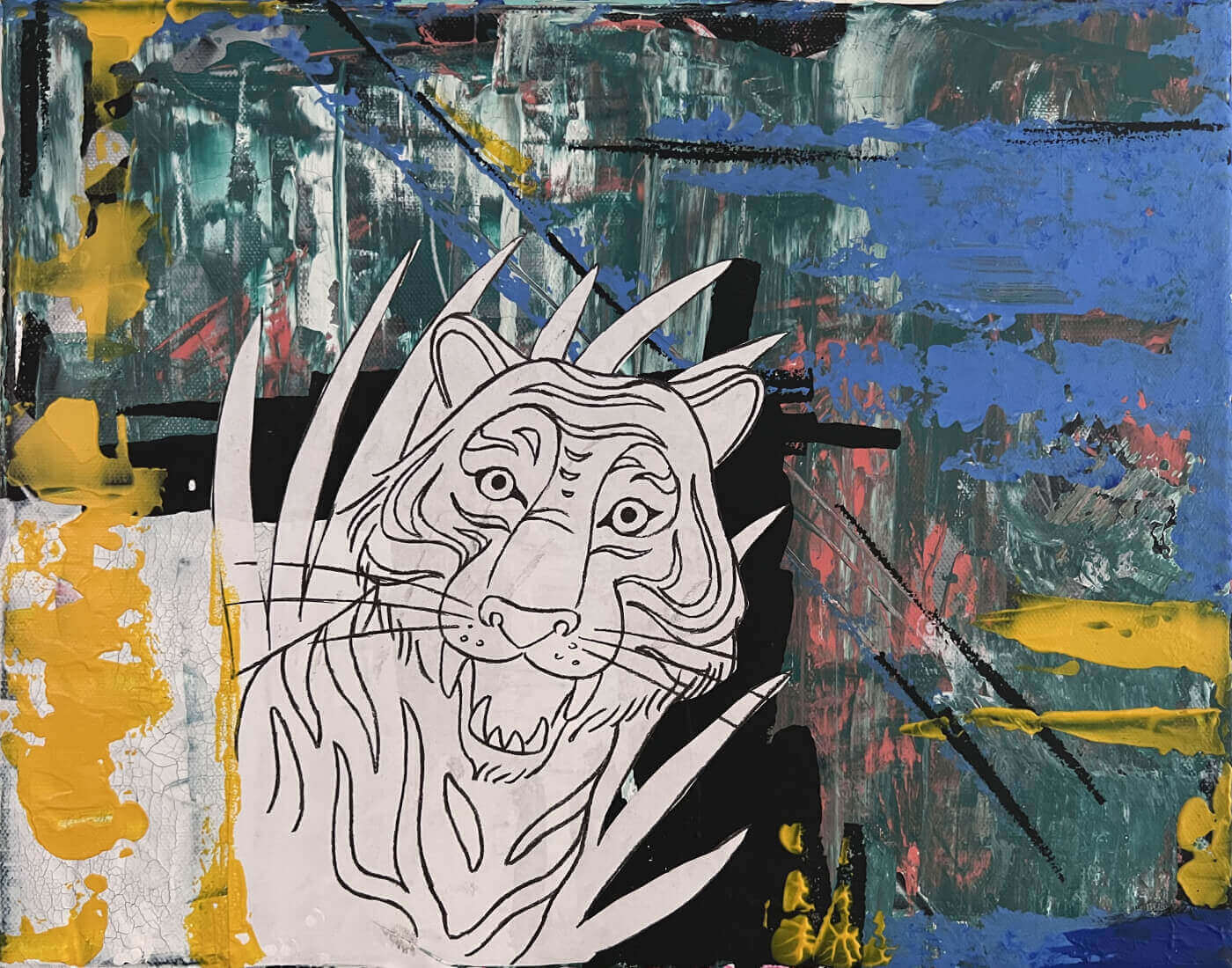 Tiger On The Swamp